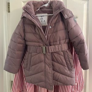 Abercrombie & Fitch Kids Jacket with Faux Fur Size 5/6